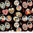 J. Wecker Frisch - All My Heart  - Key To My Heart - Black - The Green Fern Quilt Co.