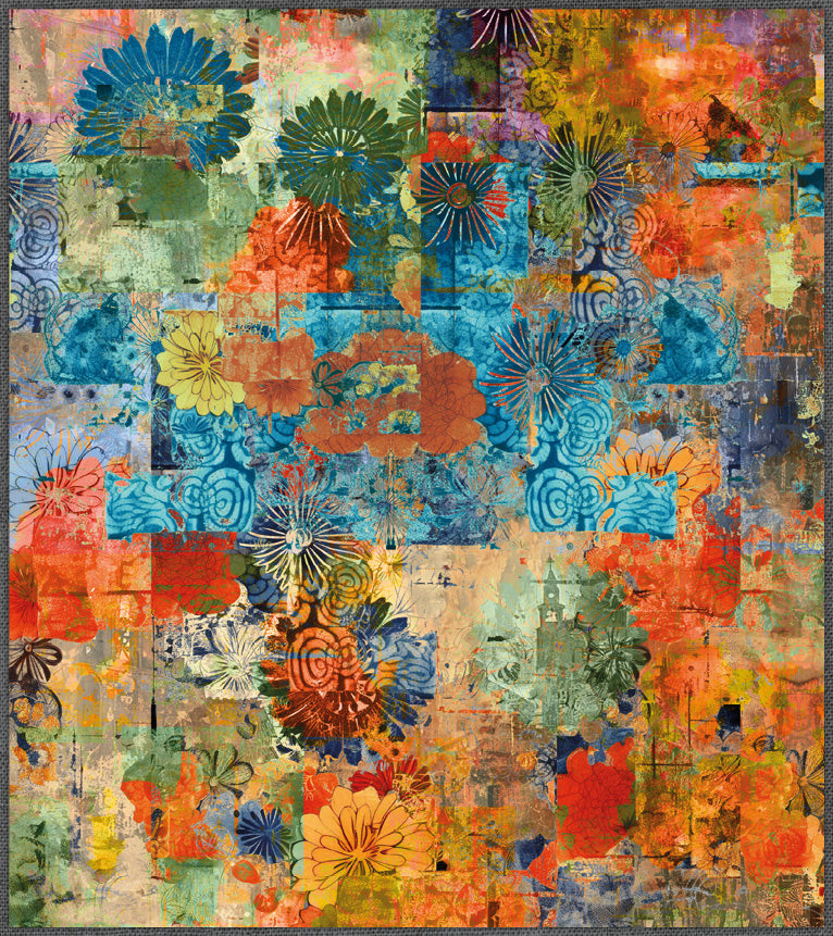 Stof Fabrics My Bright Town - Roofs - Multi