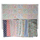 Anne Keenan Higgins - Blossom Brew - Garden Cups - Denim - The Green Fern Quilt Co.