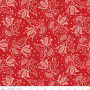 J. Wecker Frisch - All My Heart  - Valentine Tulips - Red - The Green Fern Quilt Co.