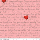 J. Wecker Frisch - All My Heart  - Love Letters - Pink - The Green Fern Quilt Co.