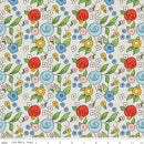J. Wecker Frisch - All My Heart  - Bouquet Toss - Gray - The Green Fern Quilt Co.