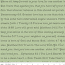 J. Wecker Frisch - Take Heart Love Scripture Green - The Green Fern Quilt Co.