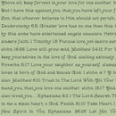 J. Wecker Frisch - Take Heart Love Scripture Green - The Green Fern Quilt Co.