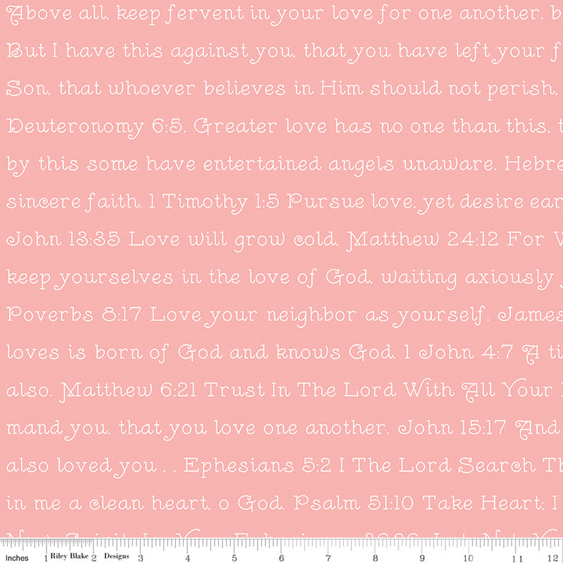 J. Wecker Frisch - Take Heart Love Scripture Pink