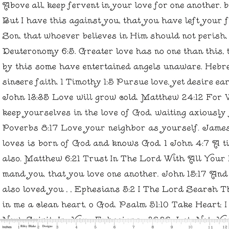 J. Wecker Frisch - Take Heart Love Scripture White