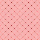 J. Wecker Frisch - Take Heart - Heart Cross - Pink - The Green Fern Quilt Co.