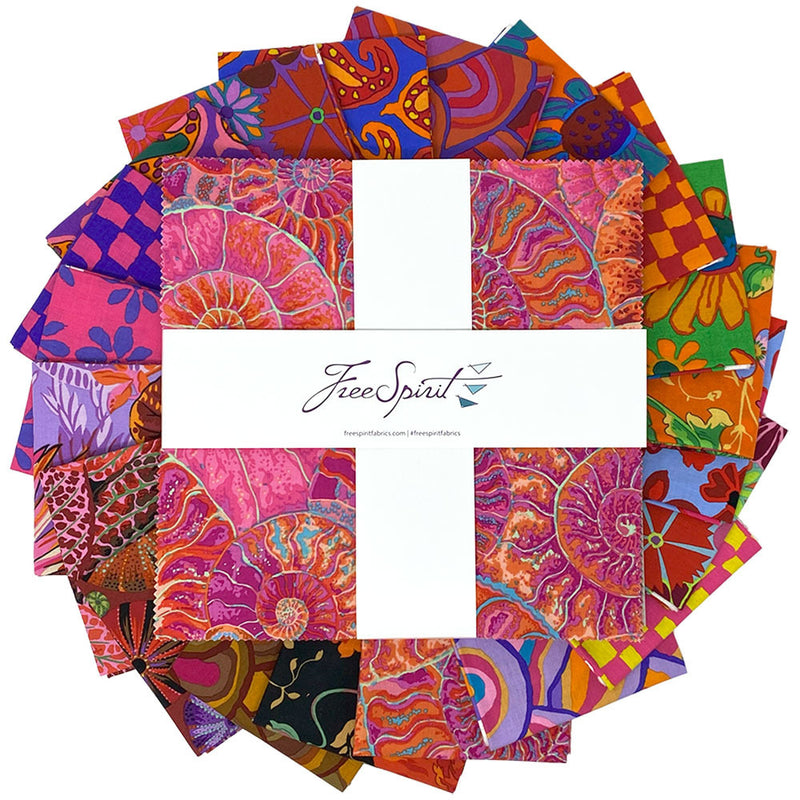 Kaffe Fassett - August 2024 Collective -10" Charm Pack - Hot