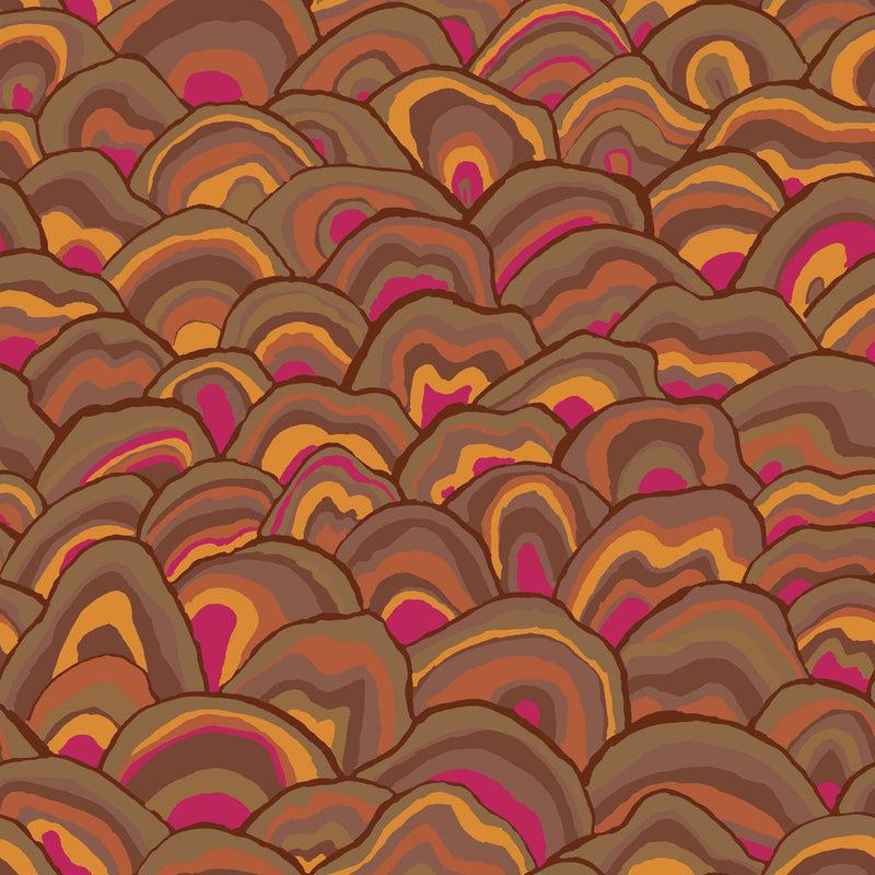 Kaffe Fassett - August 2024 Collective - Wobble - Brown