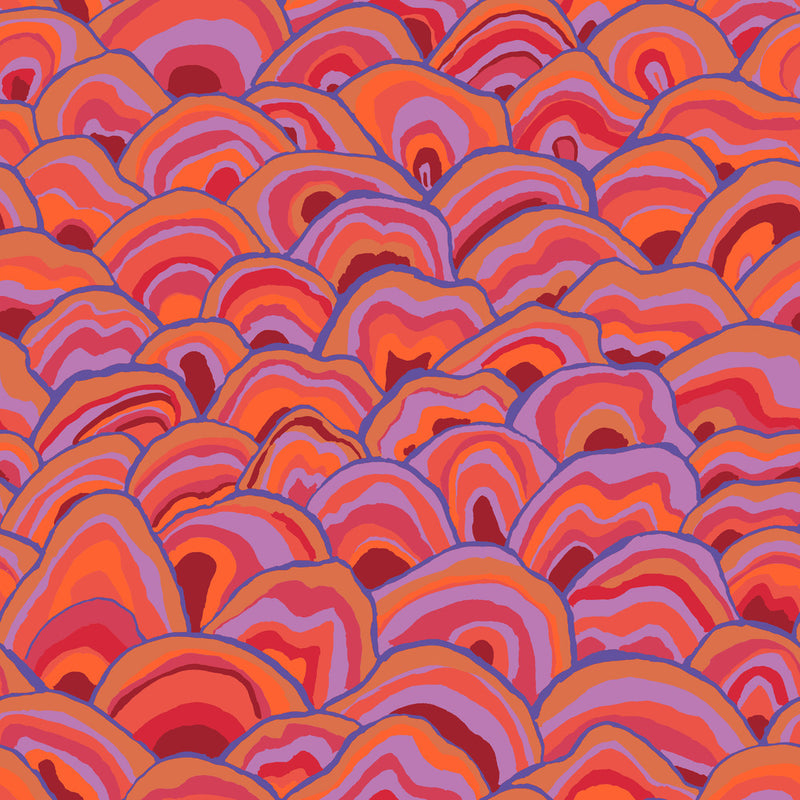 Kaffe Fassett - August 2024 Collective - Wobble - Red