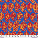 Kaffe Fassett - August 2024 Collective - Pasha Paisley - Blue - The Green Fern Quilt Co.