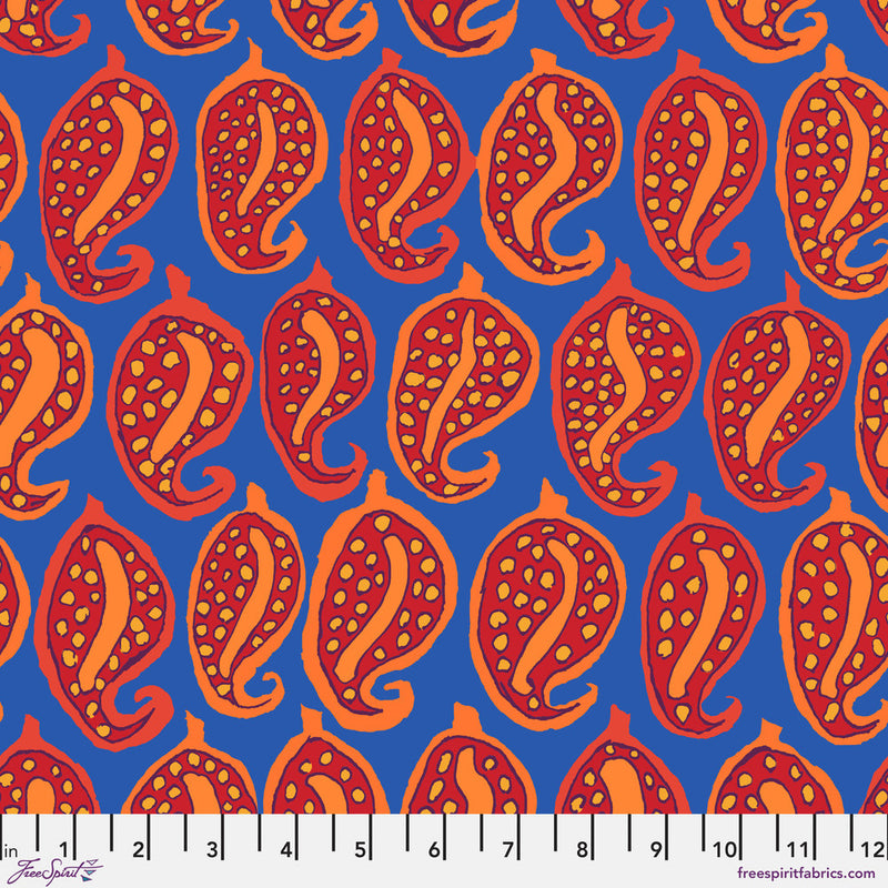 Kaffe Fassett - August 2024 Collective - Pasha Paisley - Blue