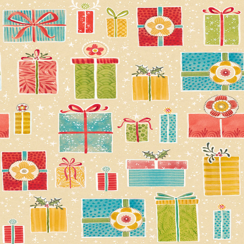 Cori Dantini - Oh, Christmas Tree - Share Your Gifts - Kraft - The Green Fern Quilt Co.