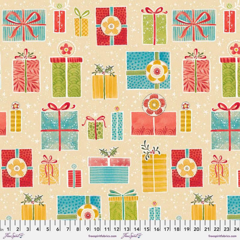 Cori Dantini - Oh, Christmas Tree - Share Your Gifts - Kraft - The Green Fern Quilt Co.