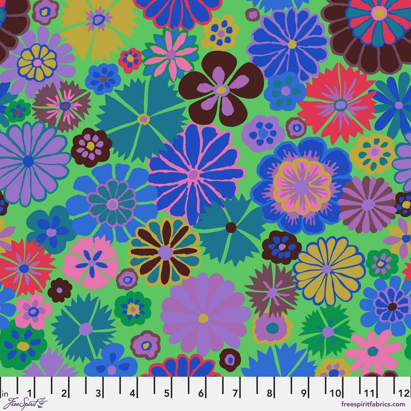 Kaffe Fassett - August 2024 Collective - Folk Flower - Blue