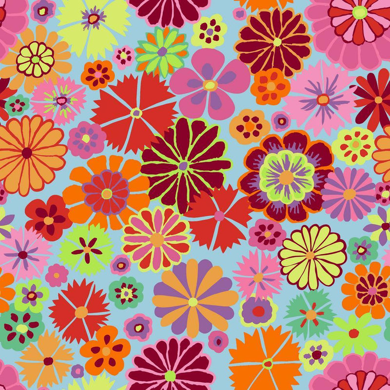 Kaffe Fassett - August 2024 Collective - Folk Flower - Pink