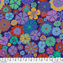 Kaffe Fassett - August 2024 Collective - Folk Flower - Purple - The Green Fern Quilt Co.