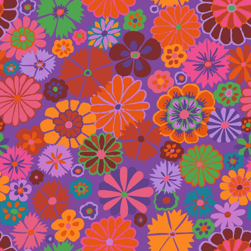 Kaffe Fassett - August 2024 Collective - Folk Flower - Red