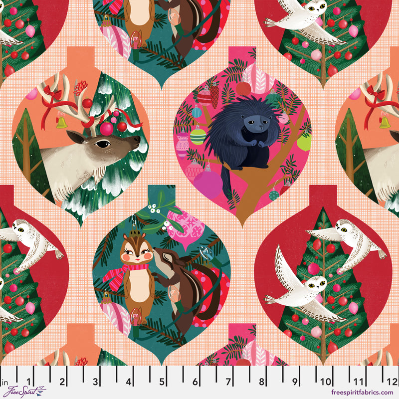 Woodland Holiday by Katy Tanis - Animal Ornaments - Multi