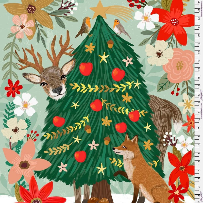 Christmas Spirit by Mia Charro - Christmas Pine Panel