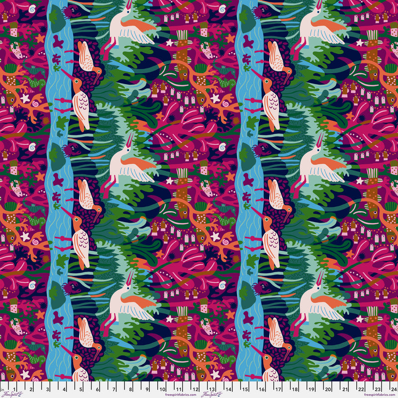 Monika Forsberg - Rising Tide - Cove - Multi - The Green Fern Quilt Co.