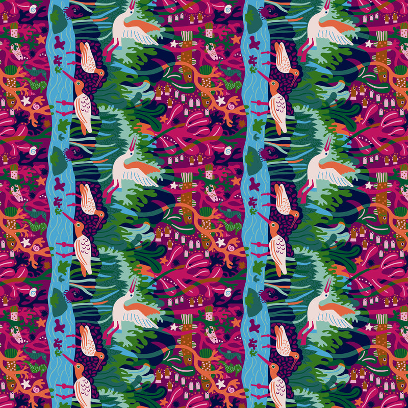 Monika Forsberg - Rising Tide - Cove - Multi - The Green Fern Quilt Co.