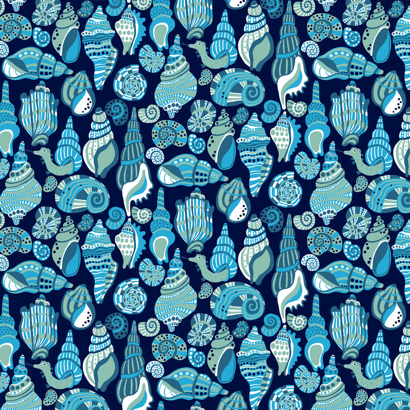 Monika Forsberg - Rising Tide - Rock Pool - Blue - The Green Fern Quilt Co.