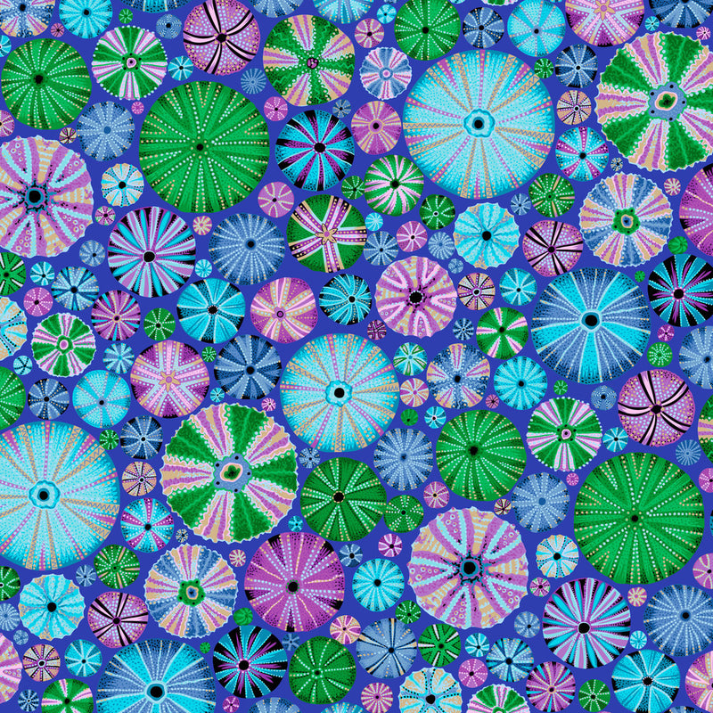 Kaffe Fassett - August 2024 Collective - Urchin - Blue