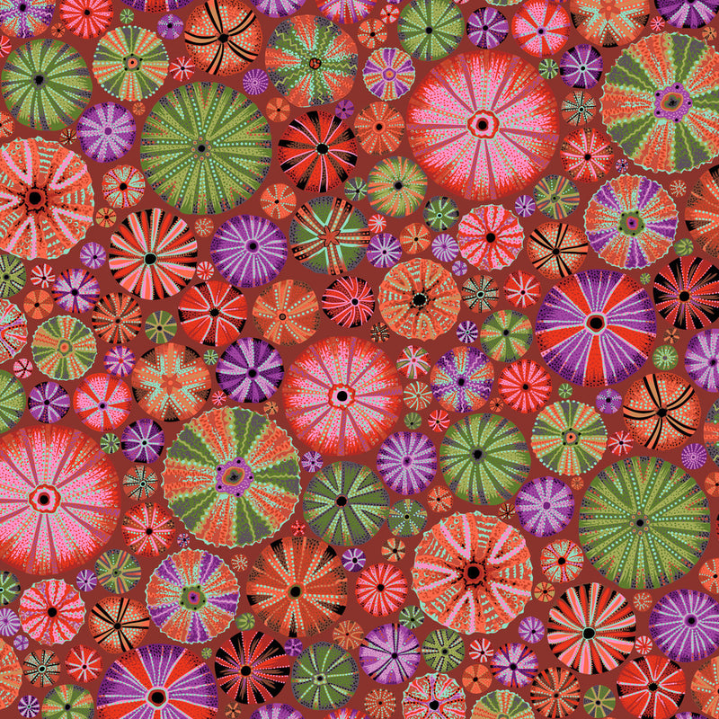 Kaffe Fassett - August 2024 Collective - Urchin - Red