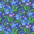 Kaffe Fassett - August 2024 Collective - Papaver - Blue - The Green Fern Quilt Co.