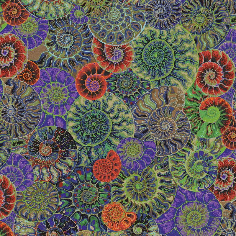 Kaffe Fassett - August 2024 Collective - Ammonites - Dark