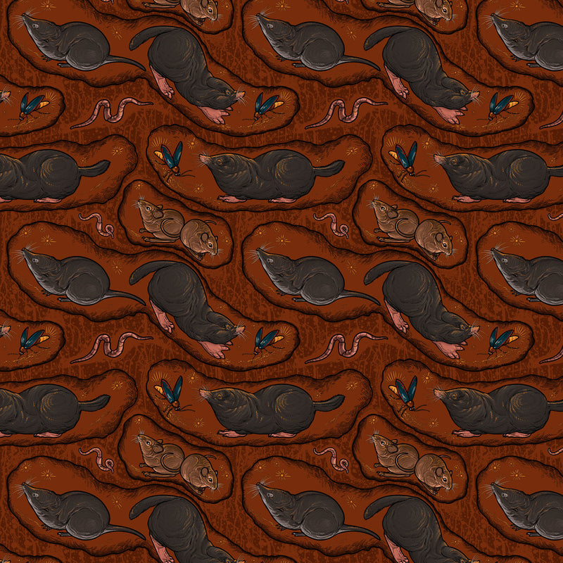 Club Hauer - Garden Bed - Mole - Brown - The Green Fern Quilt Co.