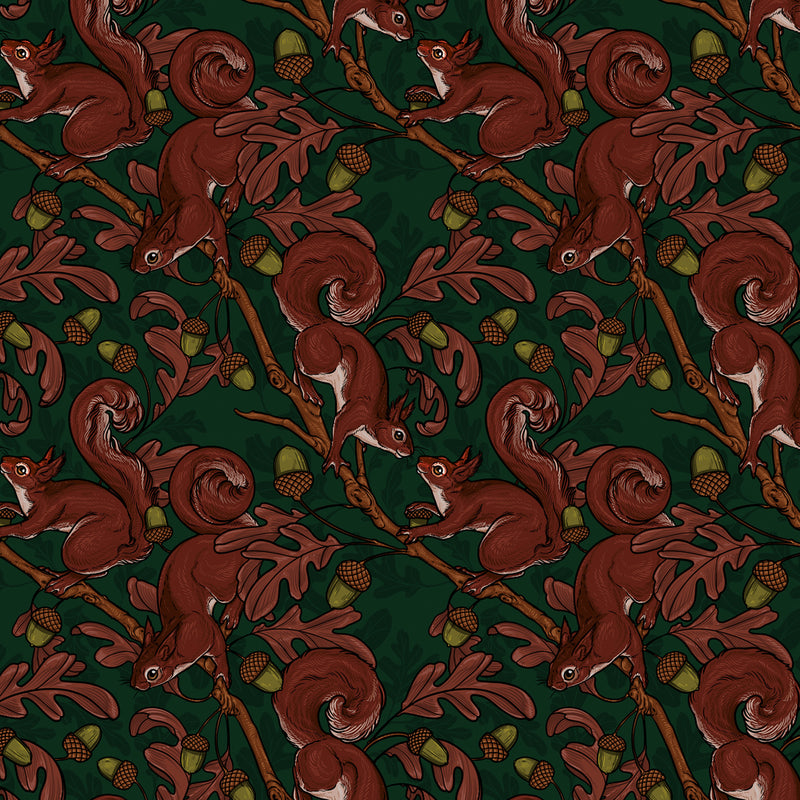 Club Hauer - Garden Bed - Treetop - Green - The Green Fern Quilt Co.