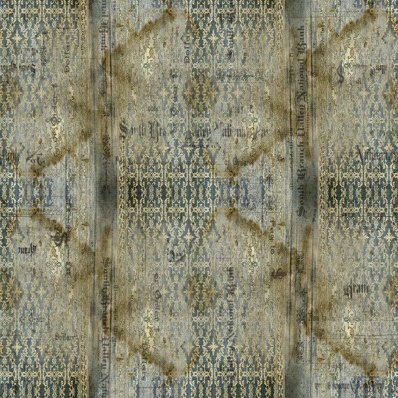 Tim Holtz - Abandoned - Stained Damask - Neutral