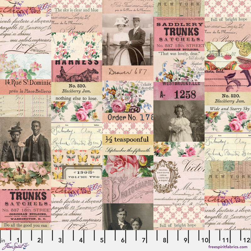 Tim Holtz Eclectic Elements Palette - Pink Collage Pink