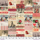 Tim Holtz Eclectic Elements Palette - Red Collage - Red - The Green Fern Quilt Co.
