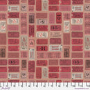 Tim Holtz Eclectic Elements Palette - Red Tickets - Red - The Green Fern Quilt Co.