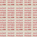 Tim Holtz Eclectic Elements Palette - Red Typography - Red - The Green Fern Quilt Co.