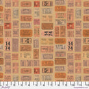 Tim Holtz Eclectic Elements Palette - Orange Tickets - Orange - The Green Fern Quilt Co.