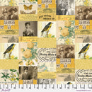 Tim Holtz Eclectic Elements Palette - Yellow Collage - Yellow - The Green Fern Quilt Co.
