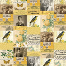 Tim Holtz Eclectic Elements Palette - Yellow Collage - Yellow - The Green Fern Quilt Co.