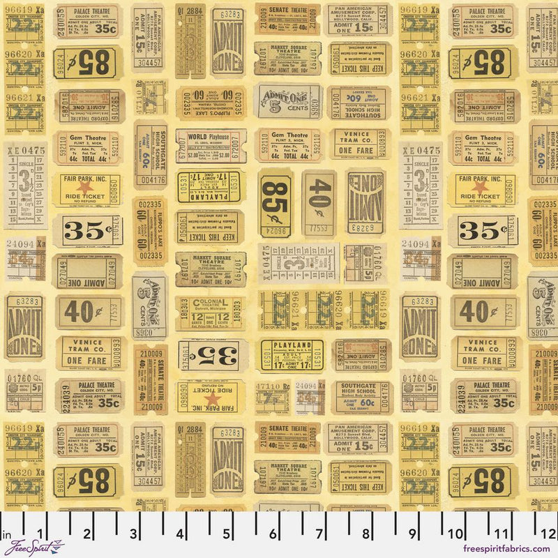 Tim Holtz Eclectic Elements Palette - Yellow Tickets - Yellow