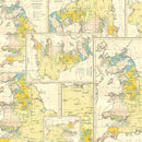 Tim Holtz Eclectic Elements Palette - Yellow Map - Yellow - The Green Fern Quilt Co.