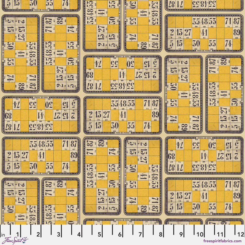 Tim Holtz Eclectic Elements Palette - Yellow Numbers - Yellow