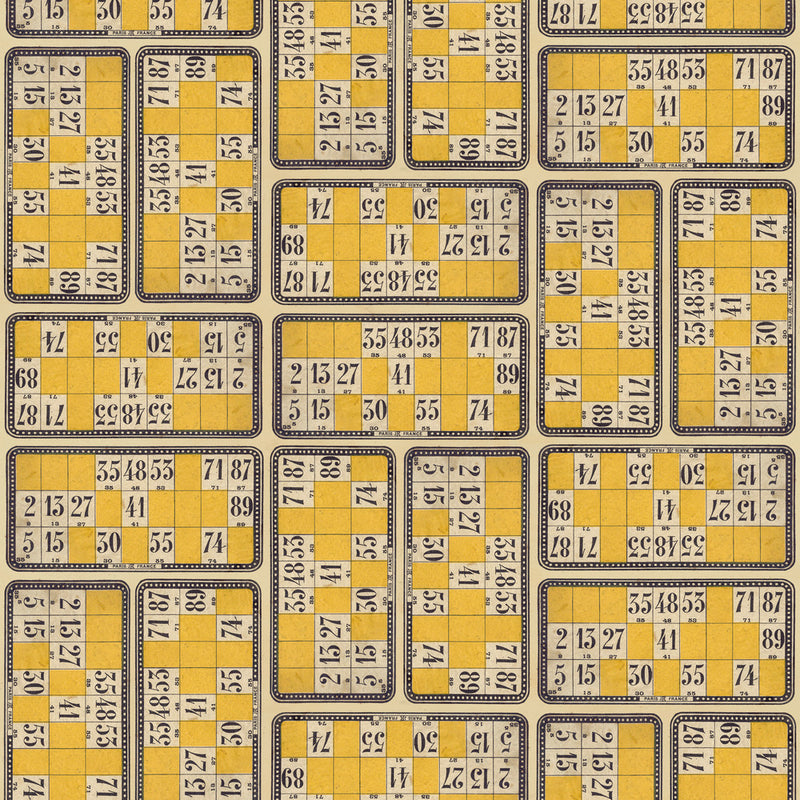 Tim Holtz Eclectic Elements Palette - Yellow Numbers - Yellow