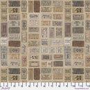 Tim Holtz Eclectic Elements Palette - Neutral Tickets - Neutral - The Green Fern Quilt Co.