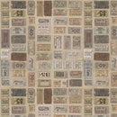 Tim Holtz Eclectic Elements Palette - Neutral Tickets - Neutral - The Green Fern Quilt Co.