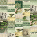 Tim Holtz Eclectic Elements Palette - Green Collage - Green - The Green Fern Quilt Co.