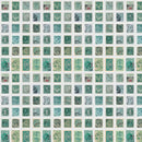 Tim Holtz Eclectic Elements Palette - Teal Stamps - Teal - The Green Fern Quilt Co.