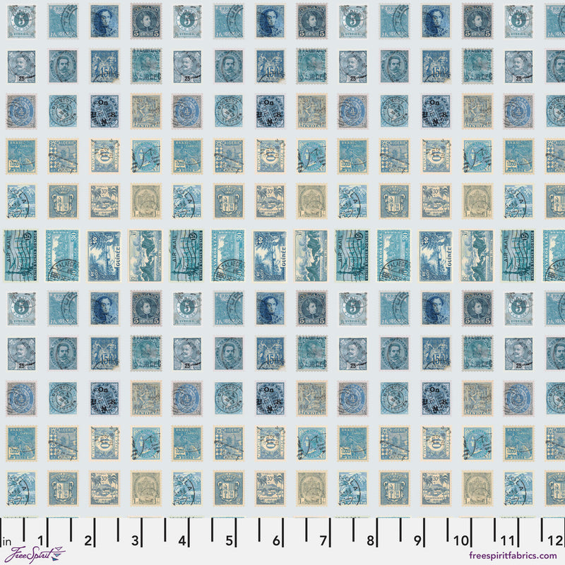 Tim Holtz Eclectic Elements Palette - Blue Stamps - Blue - The Green Fern Quilt Co.